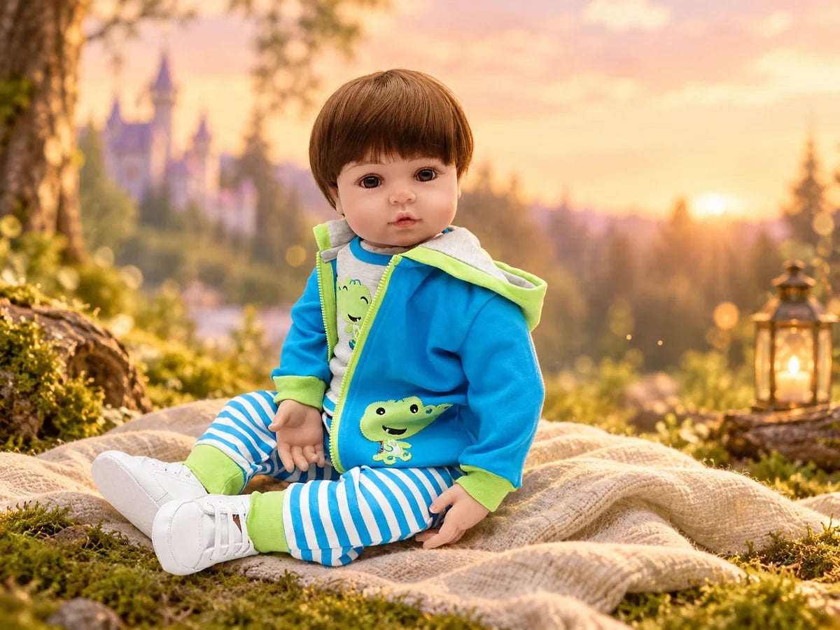 Milo, 19 inch reborn baby doll