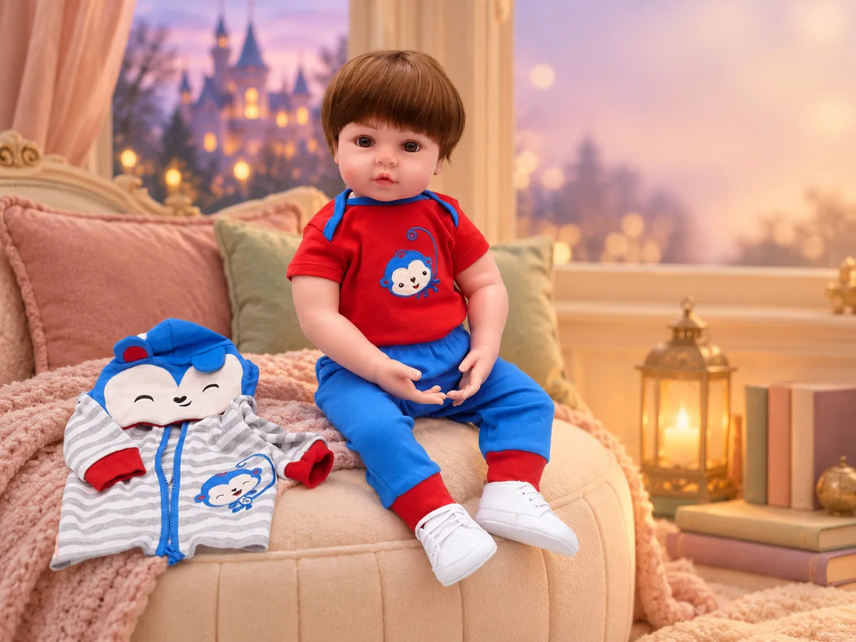 Eli, 19 inch reborn baby doll